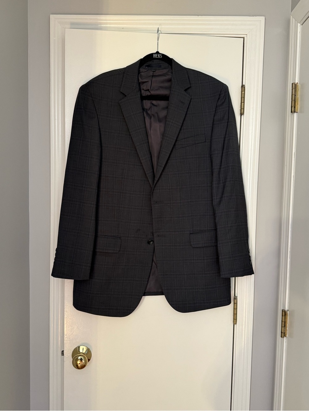 Jos. A. Bank Charcoal Windowpane Sport Coat - Picture 7 of 7